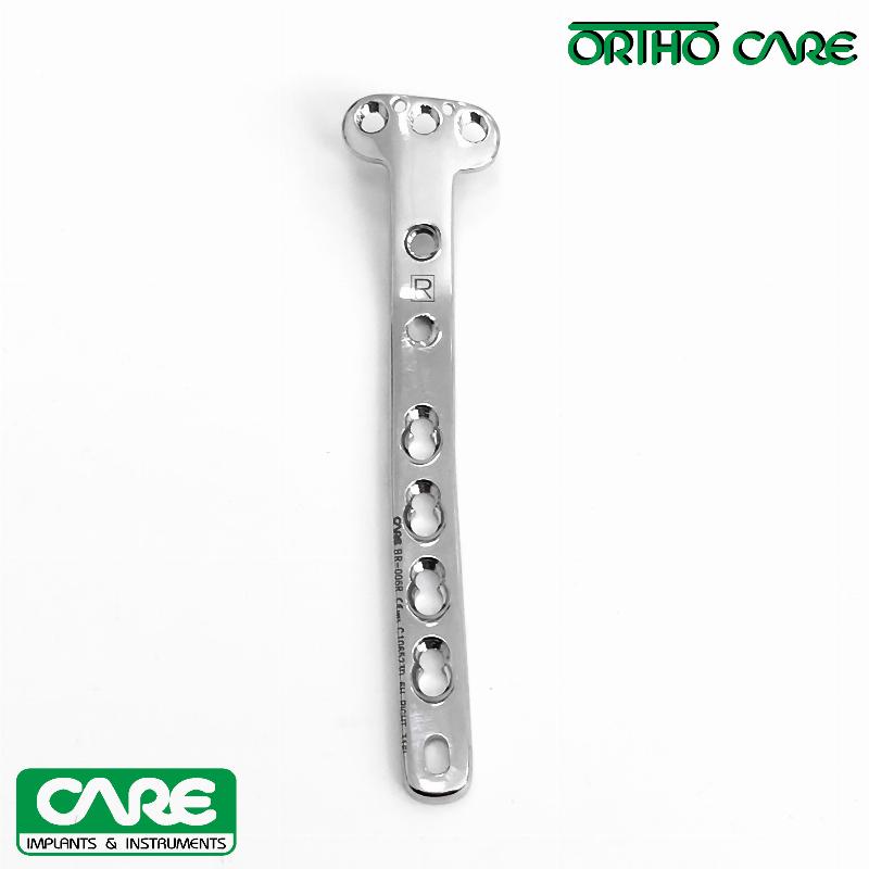 Пластина гомілкова проксимально-медіальна з кутовою стабільністю під гвинти 4,5 мм - права